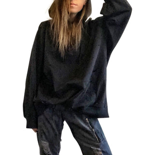 'OK BOOMER' PAINTED HOODIE