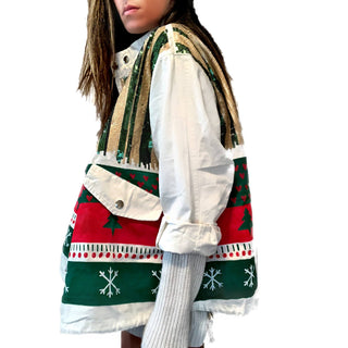 'UGLY CHRISTMAS' DENIM JACKET