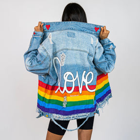 'PROUD' DENIM JACKET