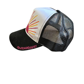 'SPRING UP' PAINTED HAT