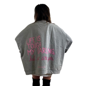 'THATS LIFE' PAINTED SWEATER