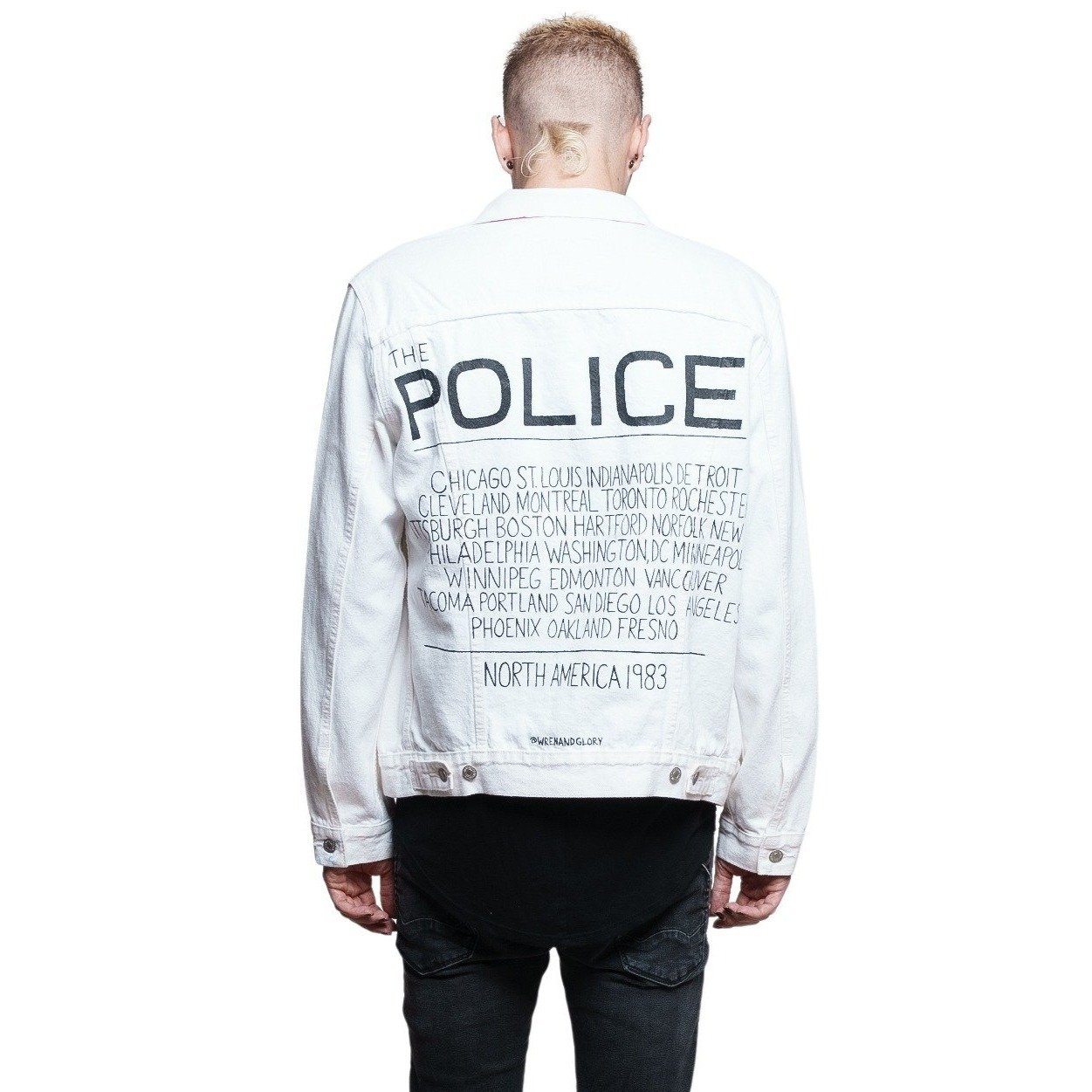 'THE POLICE' DENIM JACKET - Men