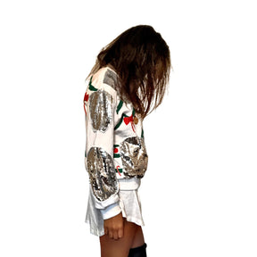 'UGLY XMAS' PAINTED SWEATSHIRT
