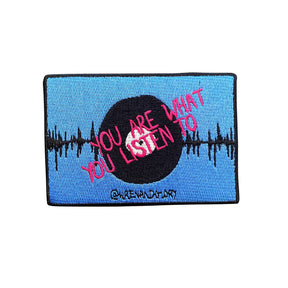 'WITH THE BAND' EMBROIDERED PATCH