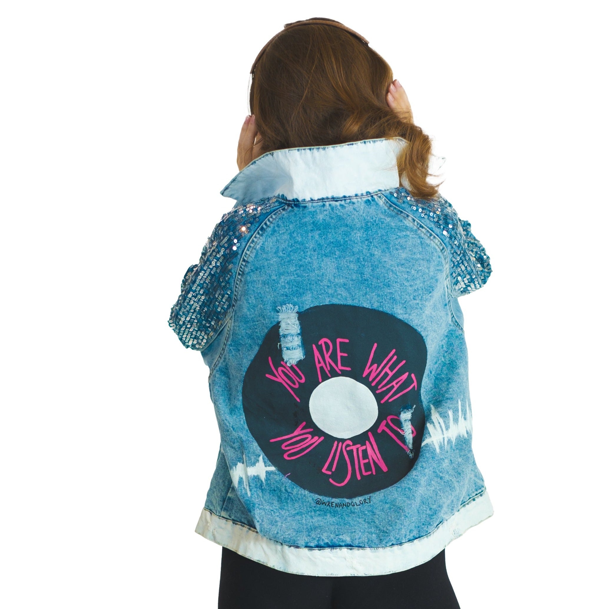 In-Stock 'HI-FI FAN' DENIM JACKET