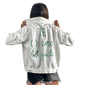 'Te Amo Te Quila' Denim Jacket