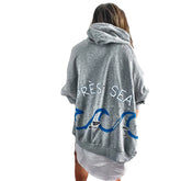 'Apres Sea' Painted Hoodie
