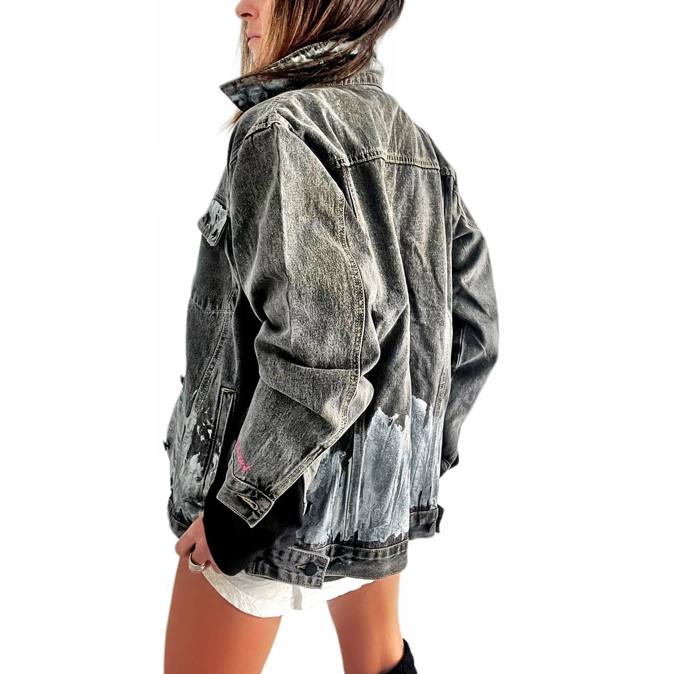 Beyond Silver' Denim Jacket