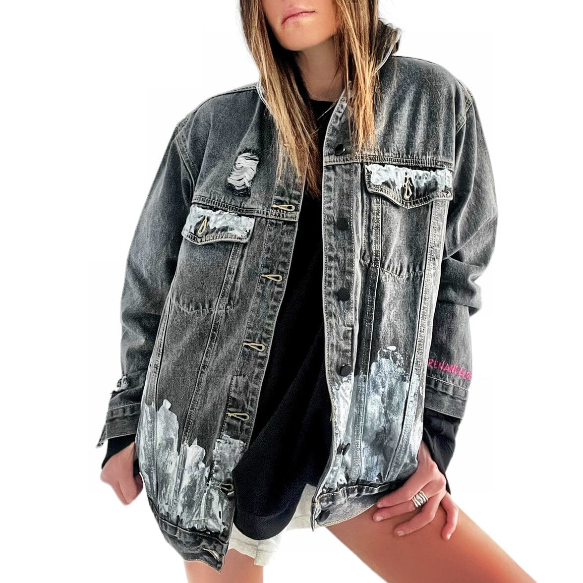 'Beyond Silver' Denim Jacket