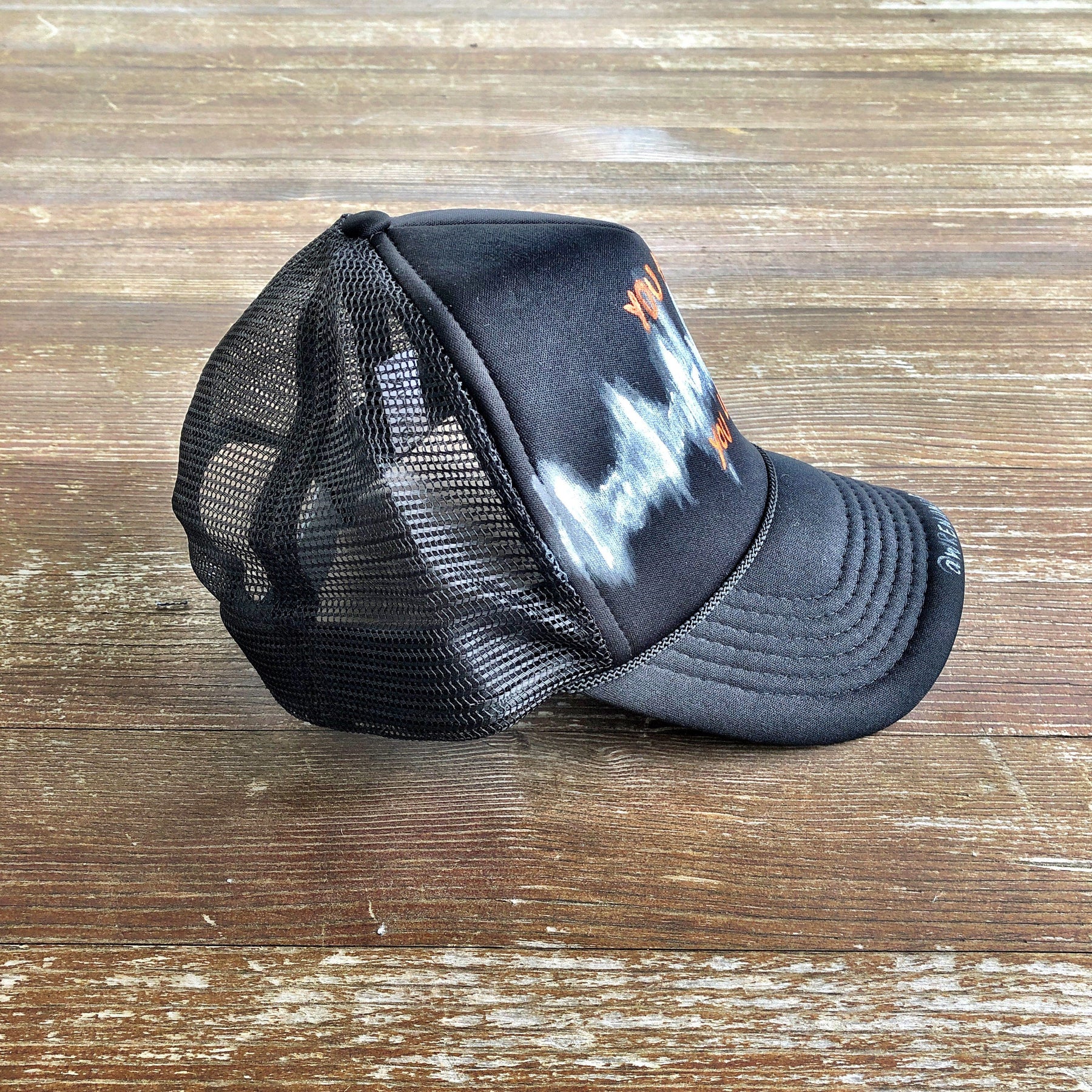'SOUND WAVES' PAINTED HAT