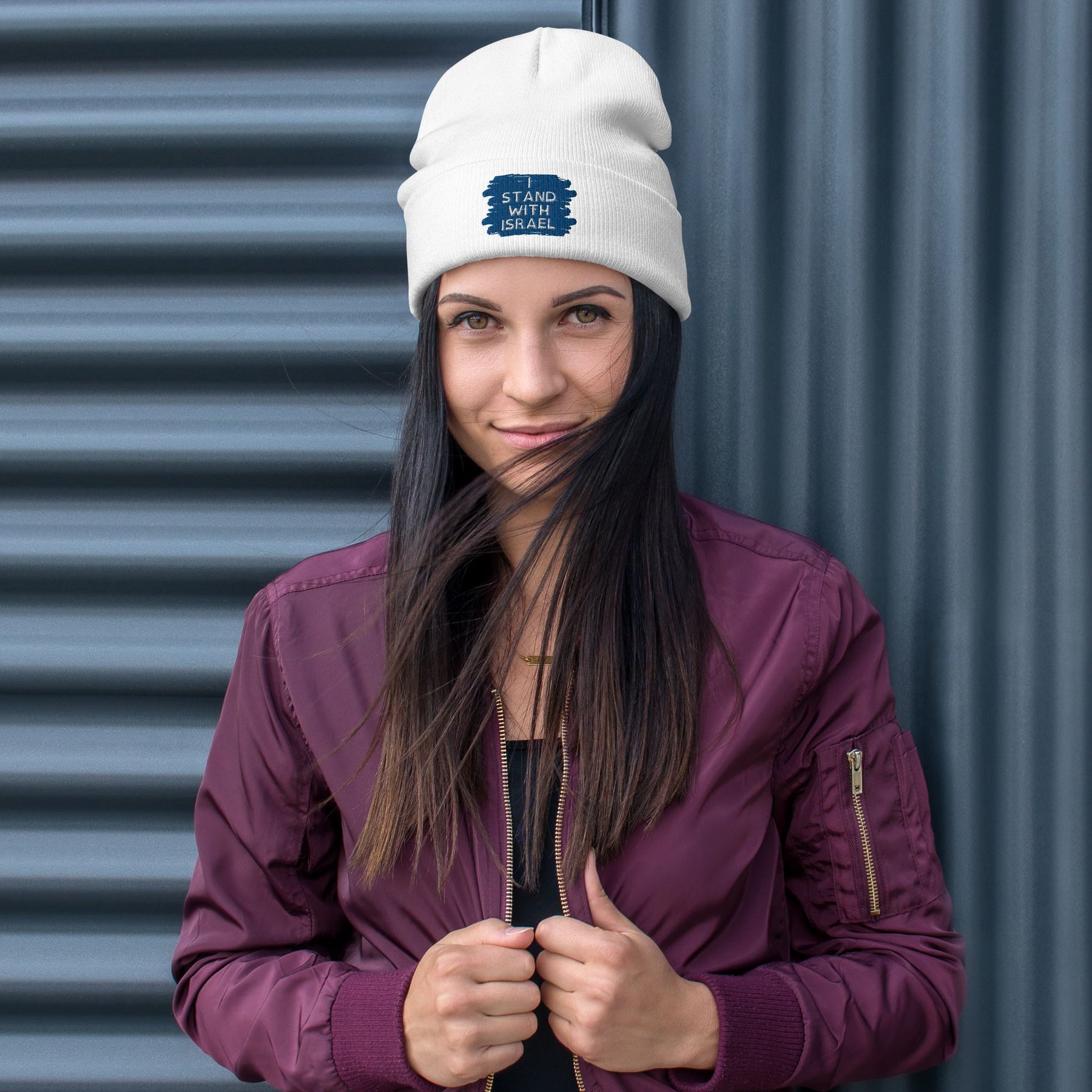 'I Stand With Israel' Beanie
