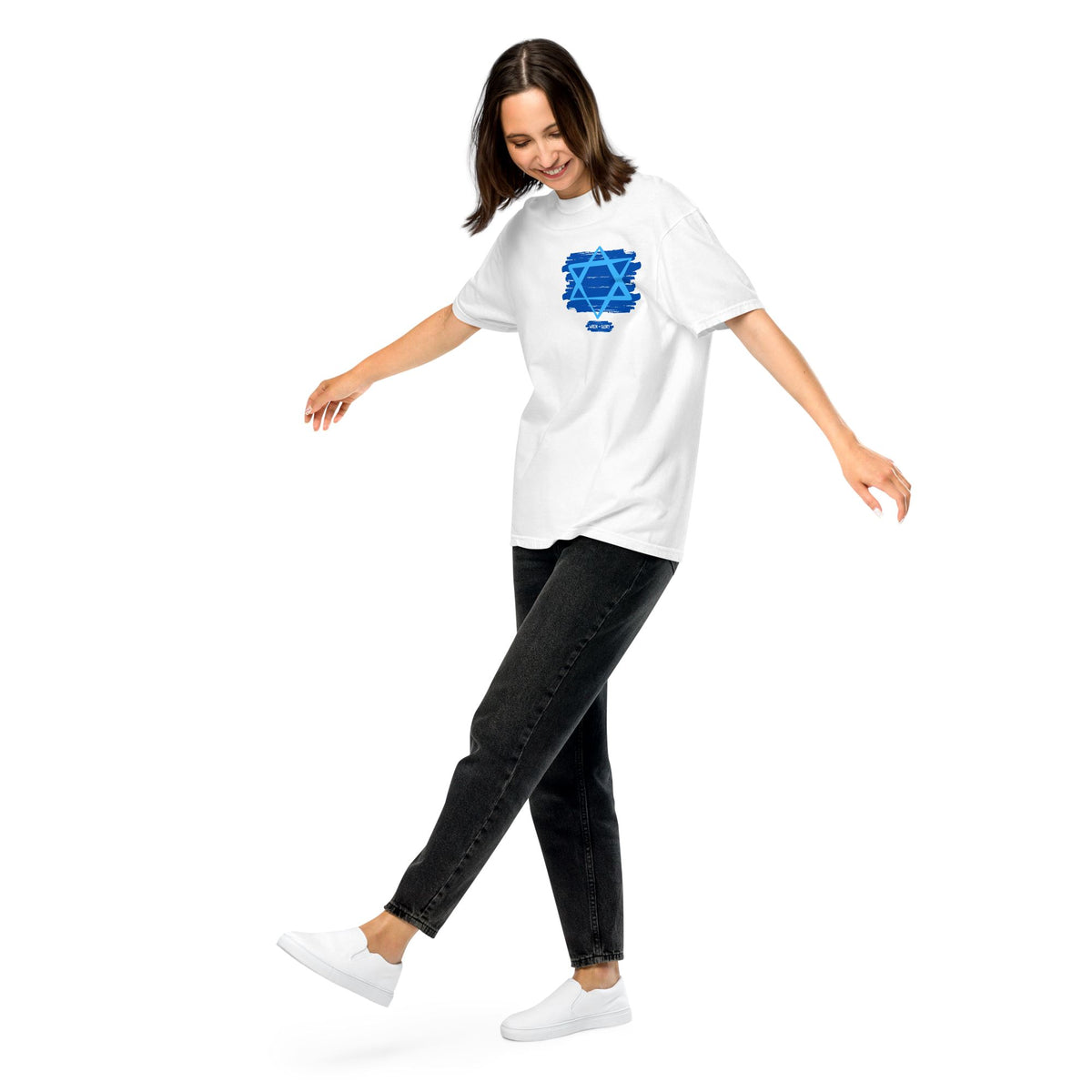 'Jewish Star' Printed T Shirt