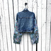 Cropped Denim with Sequin